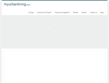 Tablet Screenshot of myurbanliving.com